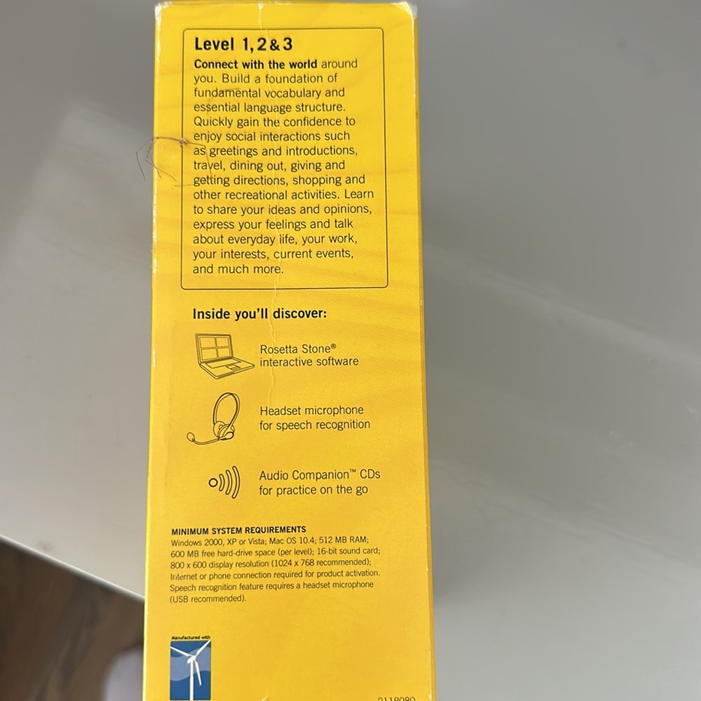 French Language Learning Software - Yellow - Picture 3 of 3